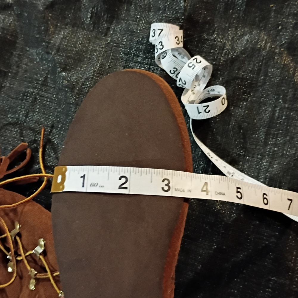 Updated Post: Rare Minnetonka Side-Lace, Knee-High, Leather Moccasin Boot. 7/7.5 - Picture 12 of 13